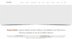 Desktop Screenshot of deparquet.es